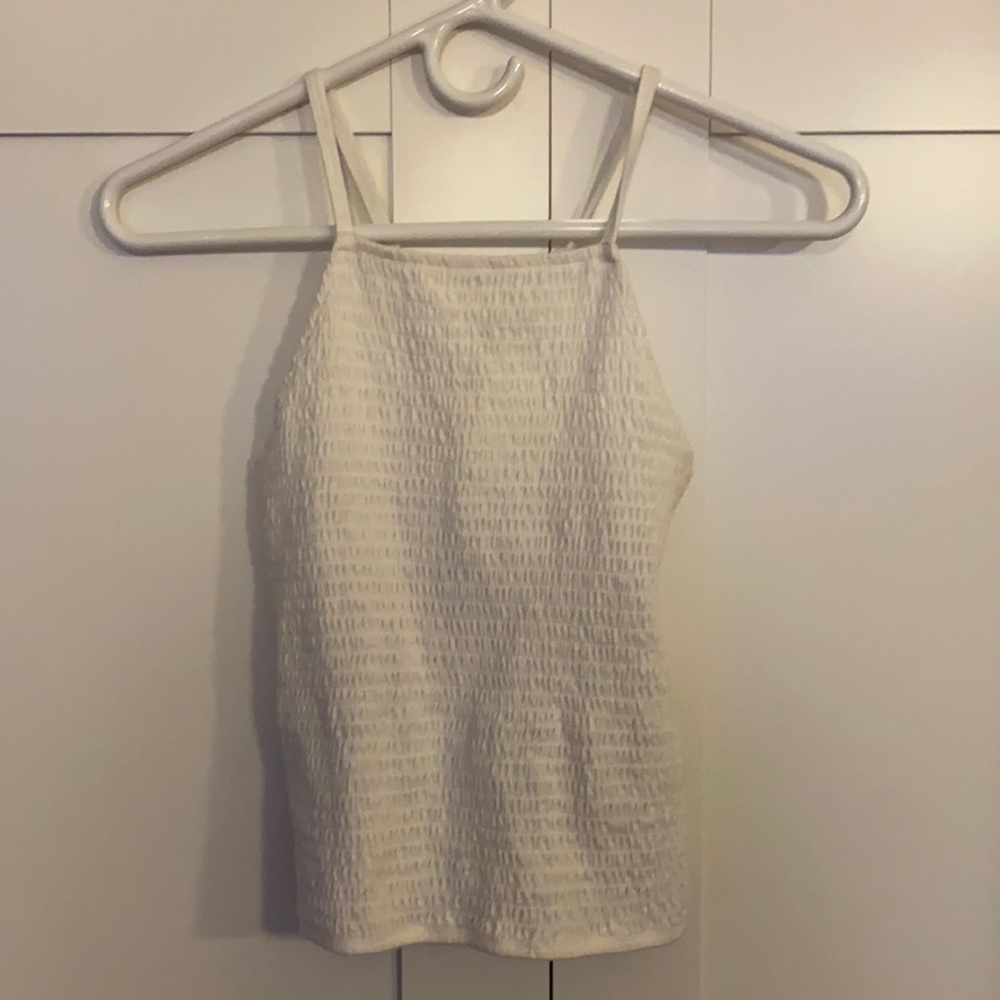 Hollister White Tank
